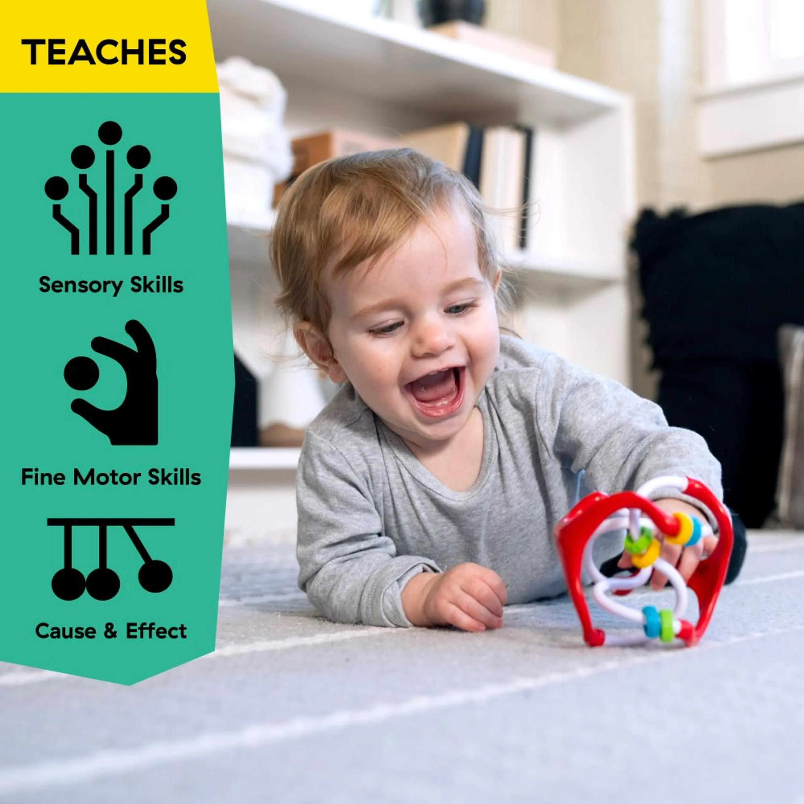 Slide Swirl Sensory Ball & Bead Chaser - 3+ months