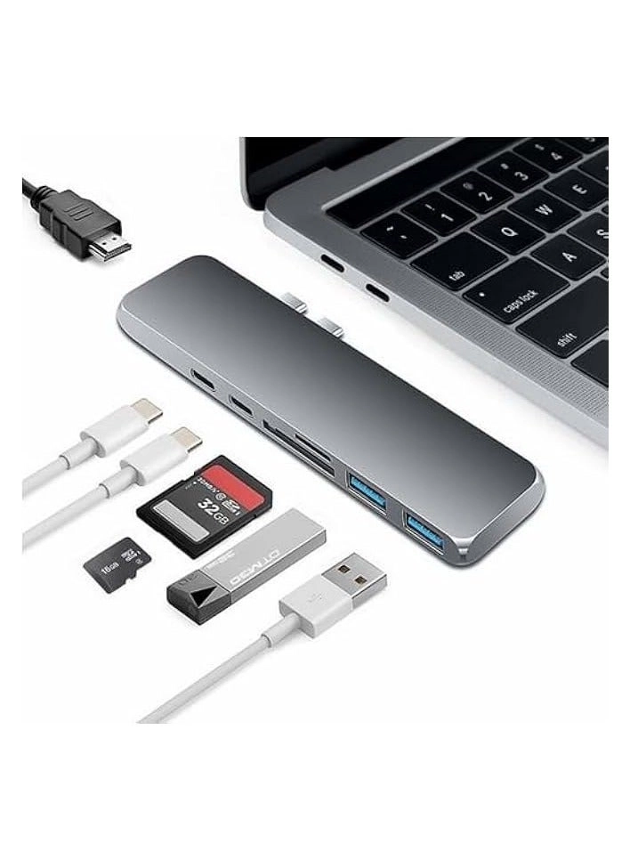 USB C Hub - 6-in-1 4K HDMI USB 3.0
