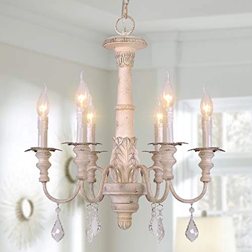 French Country Candle Style Chandelier - 59 inches