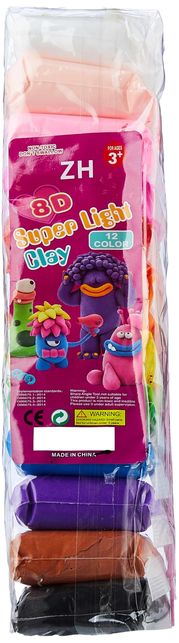 Niku Air Dry Clay - 12pcs.