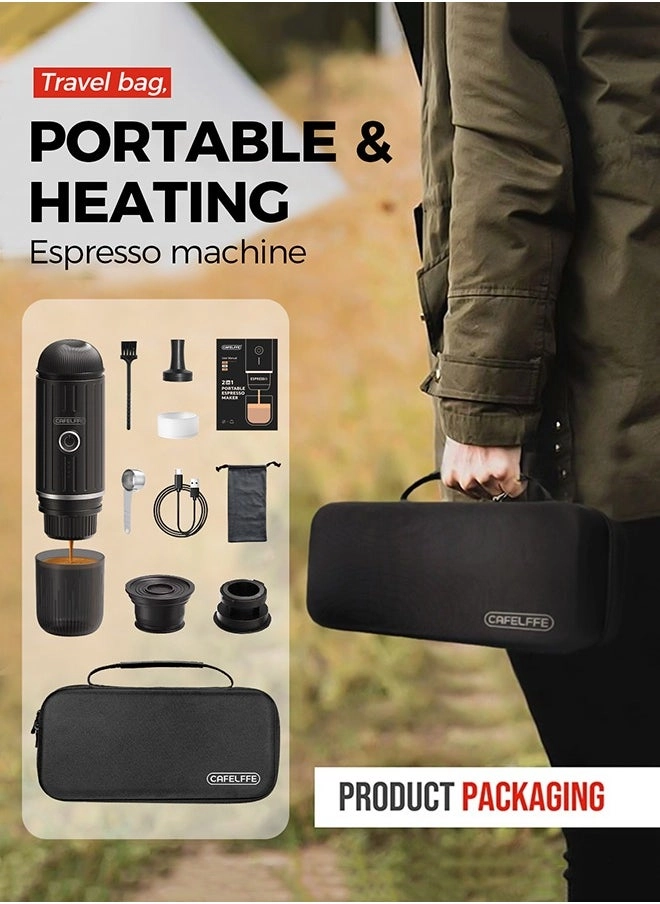 Portable Espresso Maker - 80 ml Capsule Coffee Maker Espresso Maker