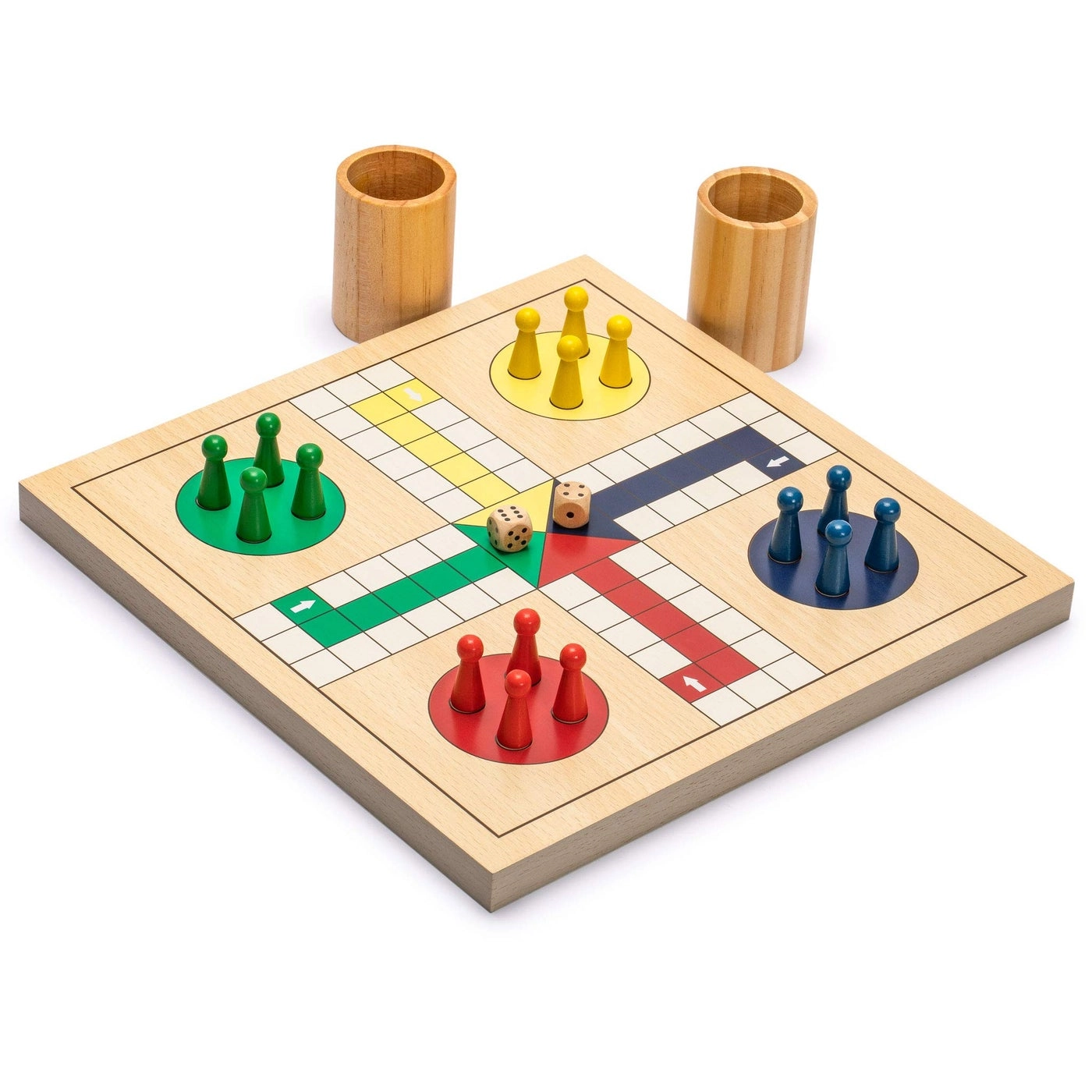 Snakes and Ladders - Wooden Reversible