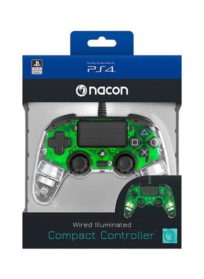 Wired Illuminated Compact Controller (PS4) Red