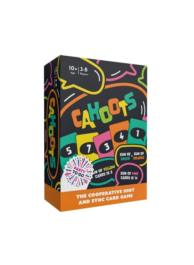 Gamewright Party to Go - Cahoots - 10+ 3-8 Players