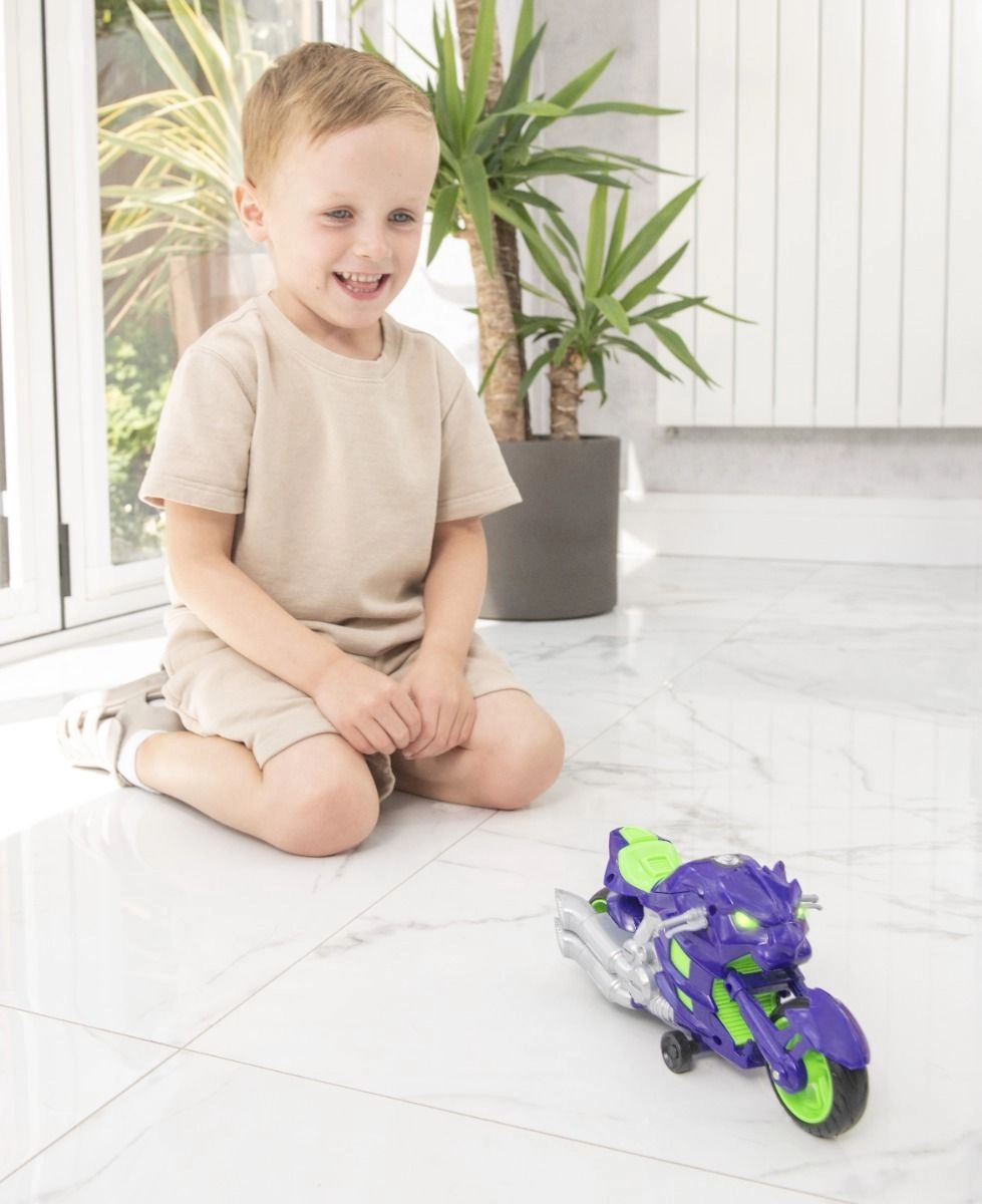 Monster Moverz Nightpanther - Motorbike Purple