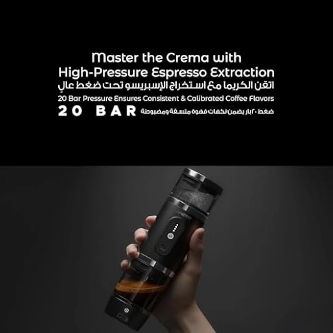 LPCFFM4IN1BK - 80mL Milk Frother Portable