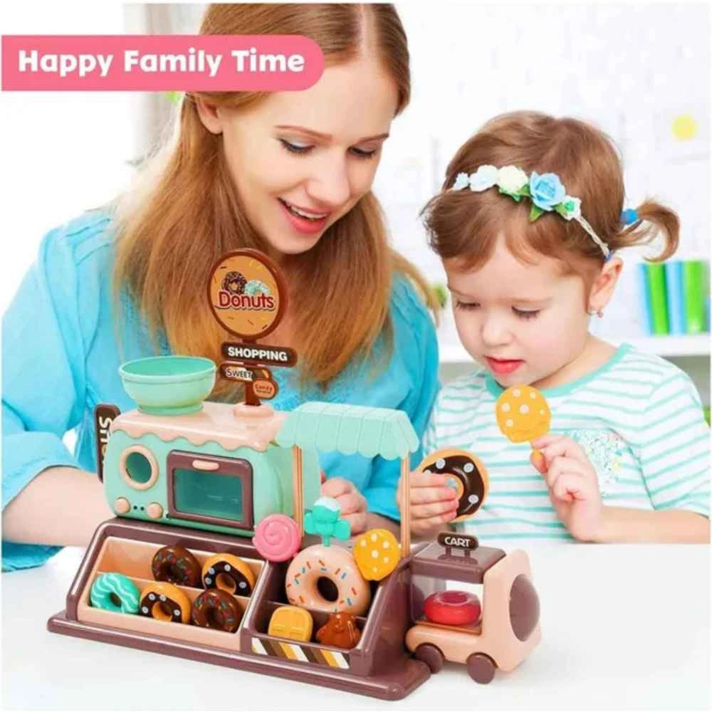 Donut Shop Toy Set - Light & Sound Play Money (5551007-777-8)