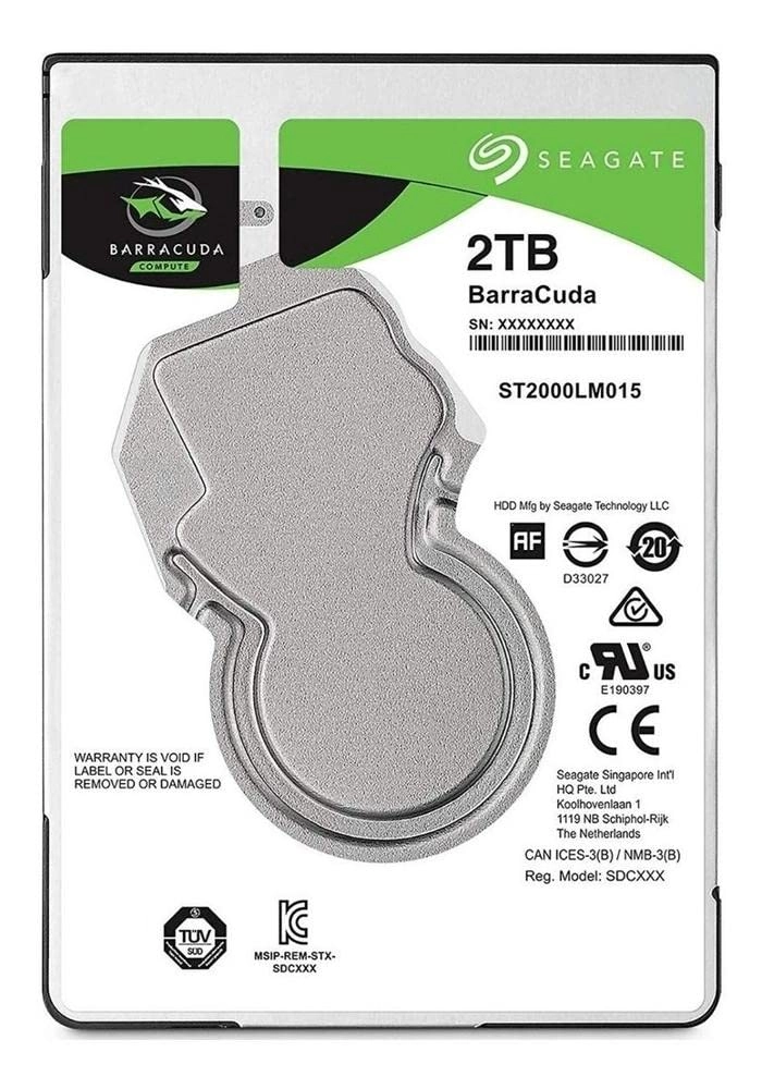 Seagate 2.5" 5400rpm 128MB SATA 6Gb/s (ST2000LM007) - 2TB