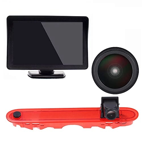 Brake Light Reversing Camera + Rear View Mirror Monitor - Night vision 628 x 586 pixels