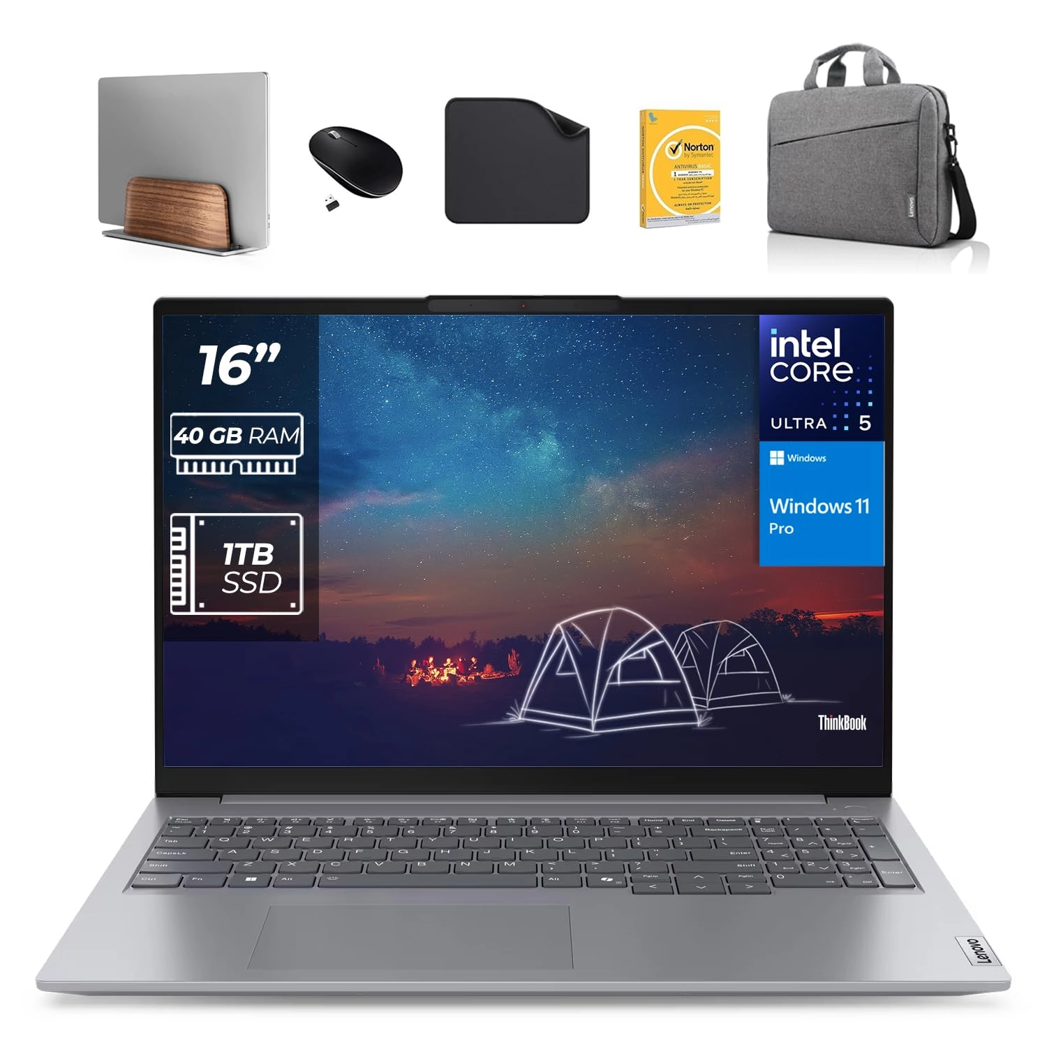 Lenovo ThinkBook 16 G7 - 16'' Intel Ultra 5-125U 40GB DDR5 1TB SSD