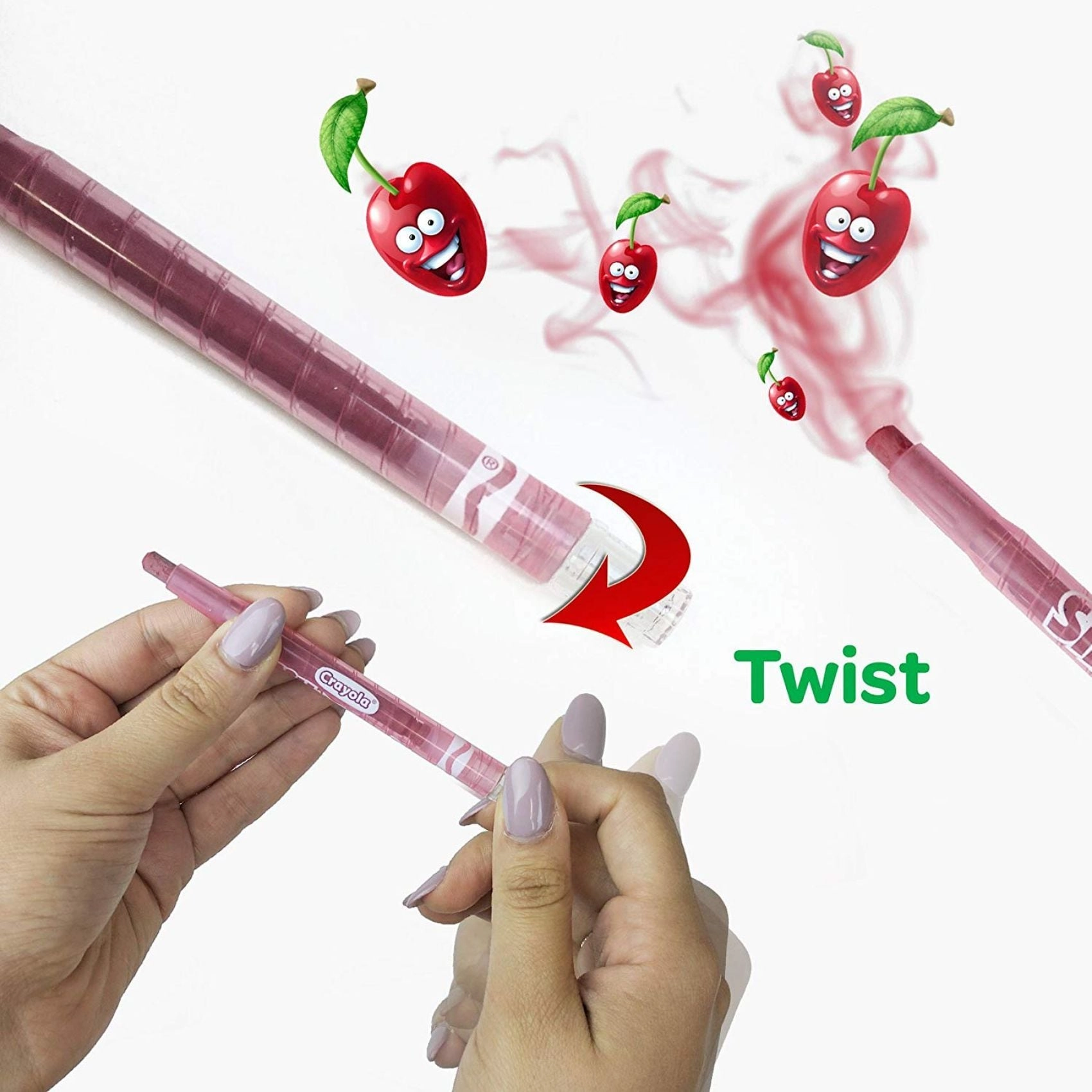 Scented Twistable Crayons - 12 piece(s)