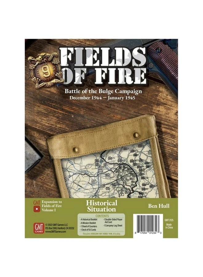 GMT Games The Fields of Fire: Battle of The Bulge Campaign Expansion Kit #1