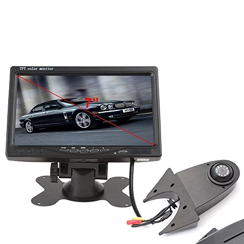 Brake Light Reversing Camera + Rear View Mirror Monitor - Night vision 628 x 586 pixels