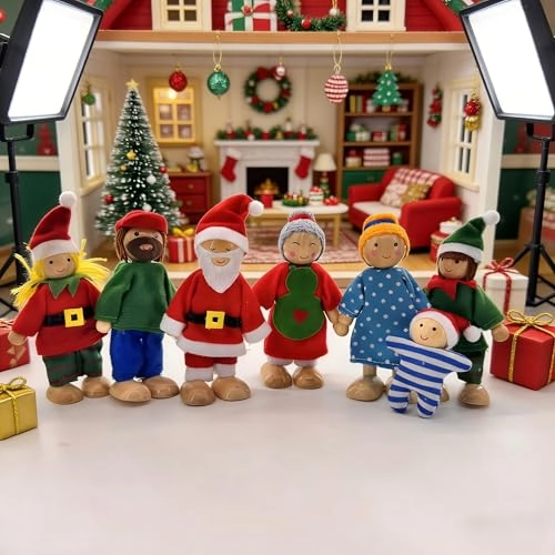 Dollhouse Family Dolls - 7 pcs (YF002)