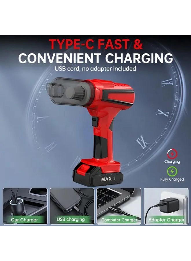 4-in-1 Wireless Handheld Vacuum Cleaner - 2000mAh