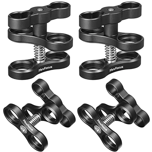 Ball Clamp Mount - 1" 360° 4PCS