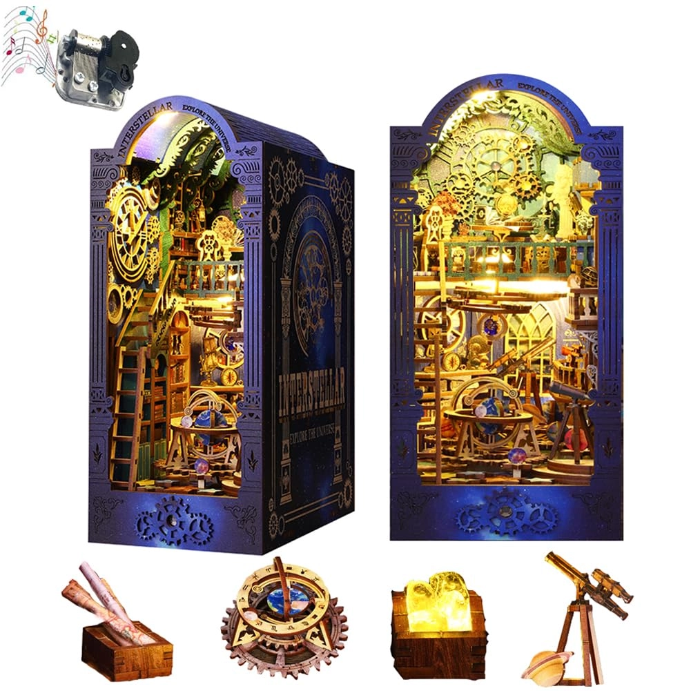 3D Wooden Book Stand Puzzle - 1：24