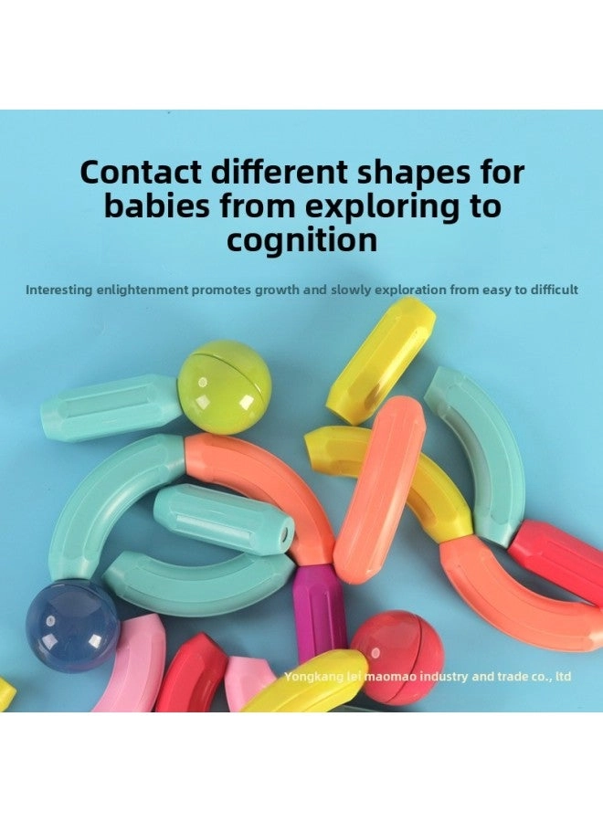 Magnetic Ball and Stick Building Set - 64pcs