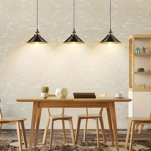 Pendant Light - Black Adjustable E27