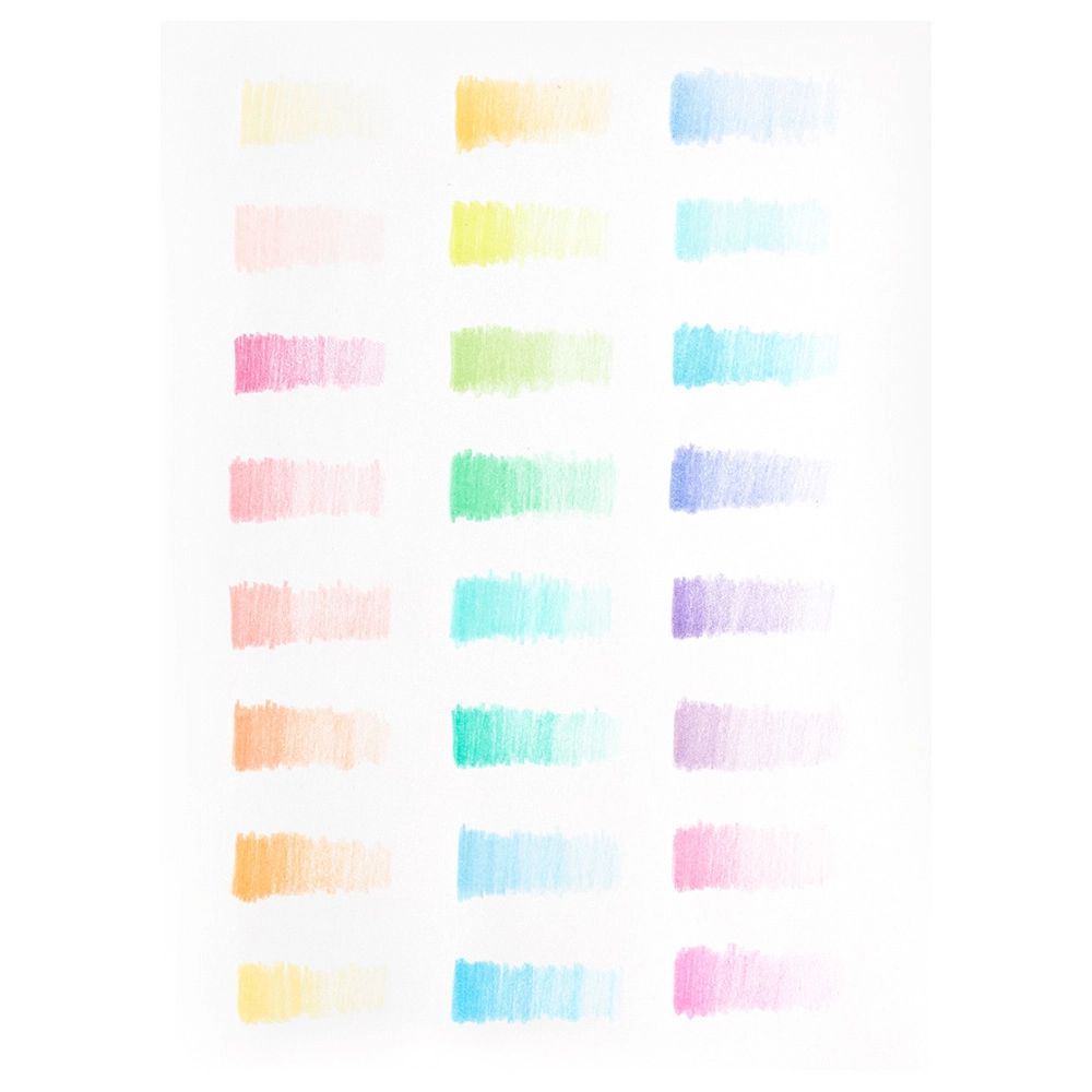 Pastel Hues Coloured Pencils - 24