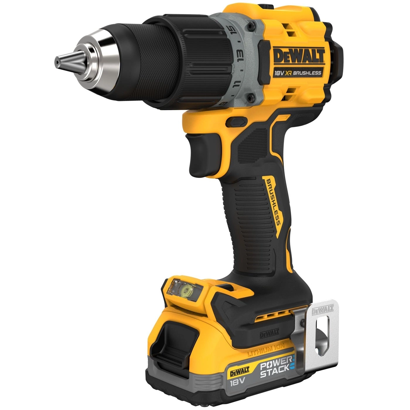 DeWALT DCD800E2T-GB - 18V XR Brushless + POWERSTACK - 2 X + TSTAK Kitbox