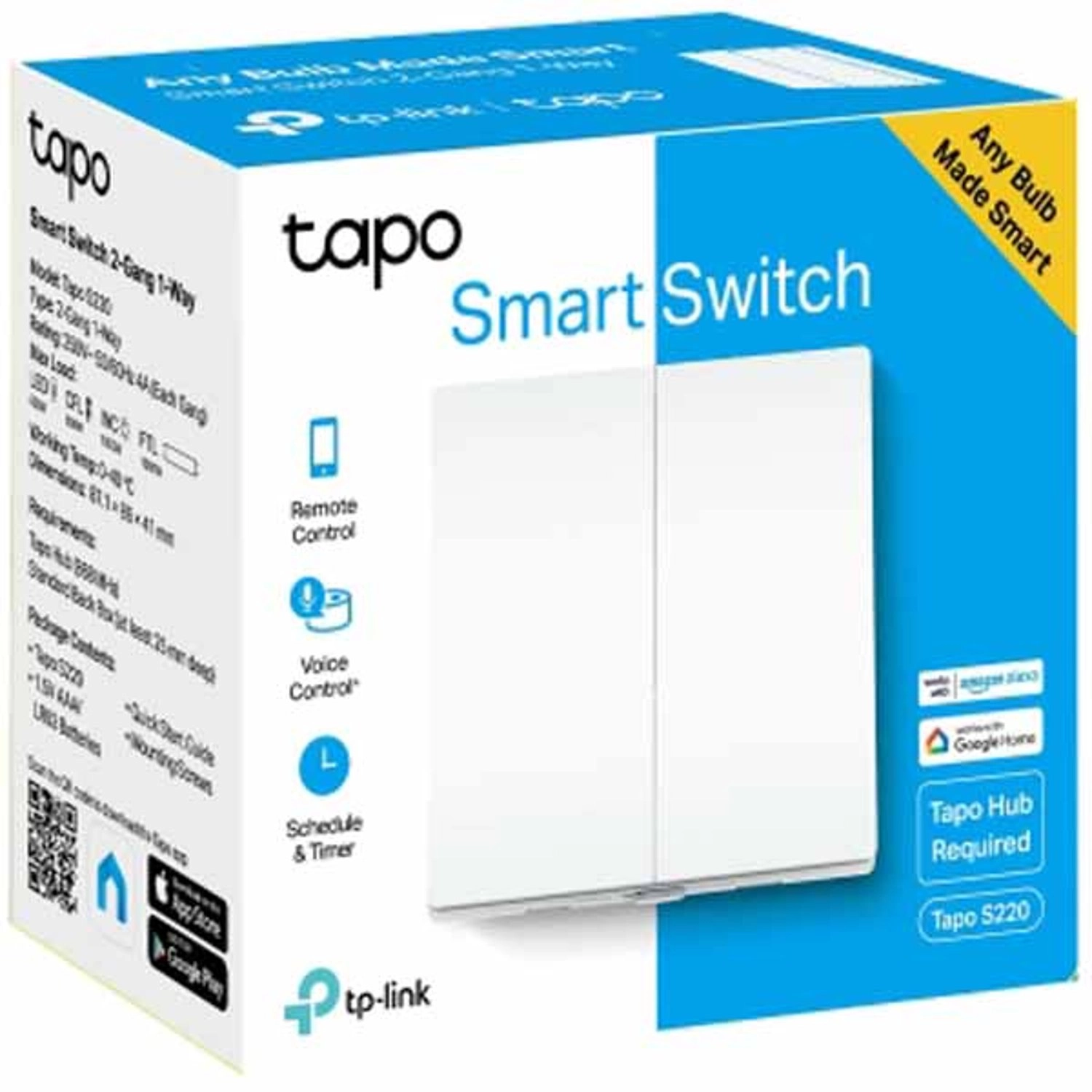 Tapo S220 - 2-Gang 1-Way