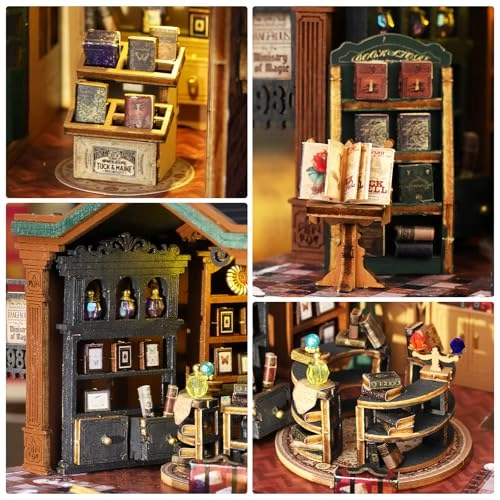 Miniature Dollhouse Kit - Paper Green