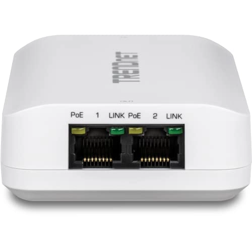 2-Port Industrial Outdoor Gigabit PoE Extender - 90W 48 Volts