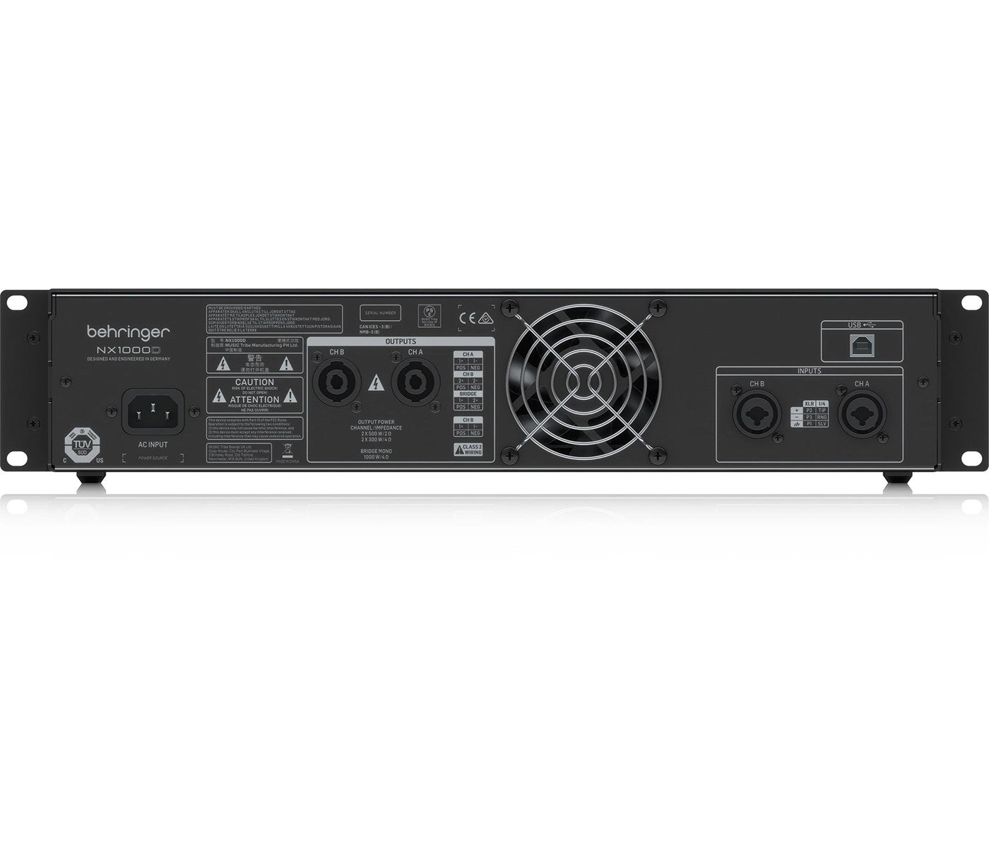 NX1000 - Class-D stereo 1000W