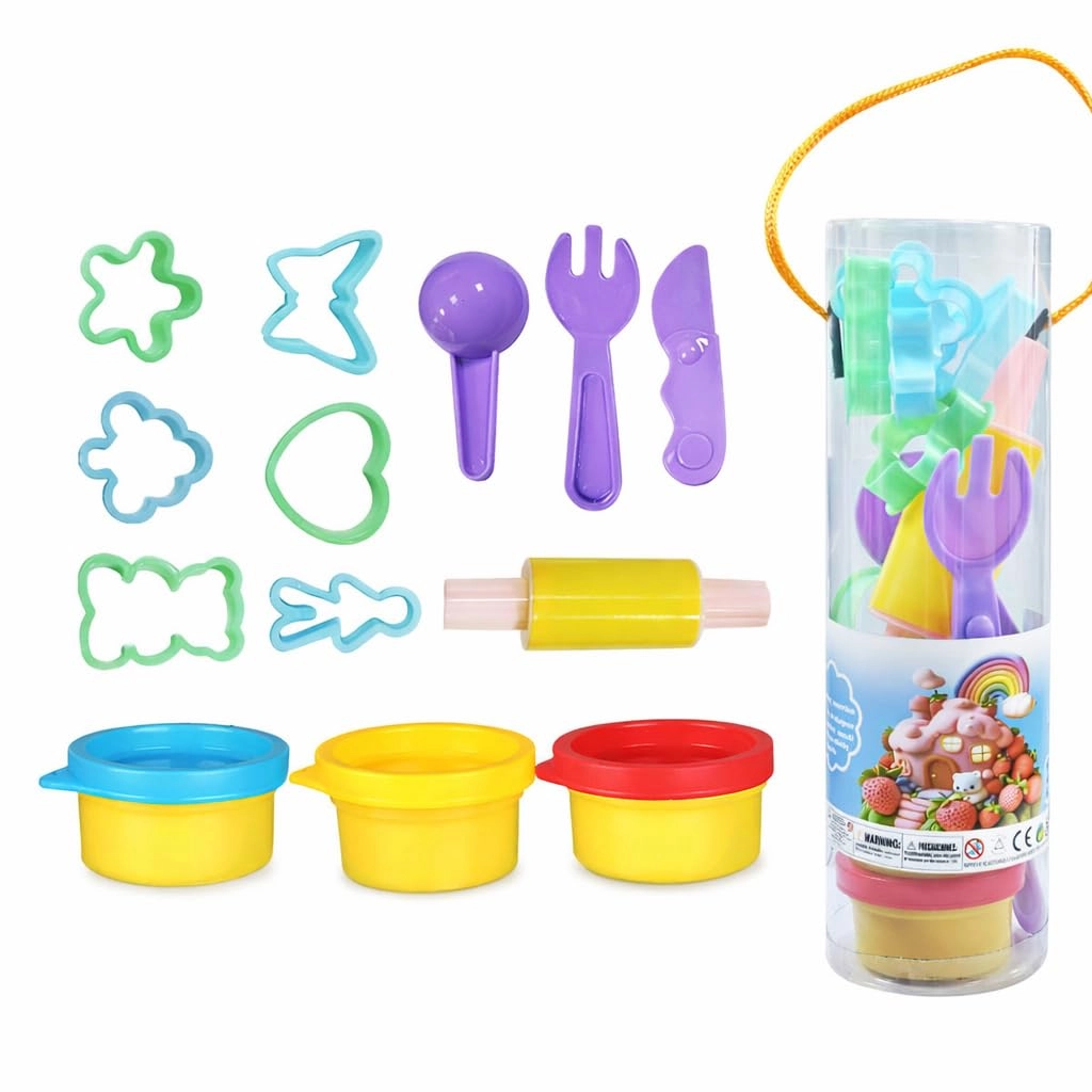 Clayo Play Dough Tools Set - 3+ years 13 pcs