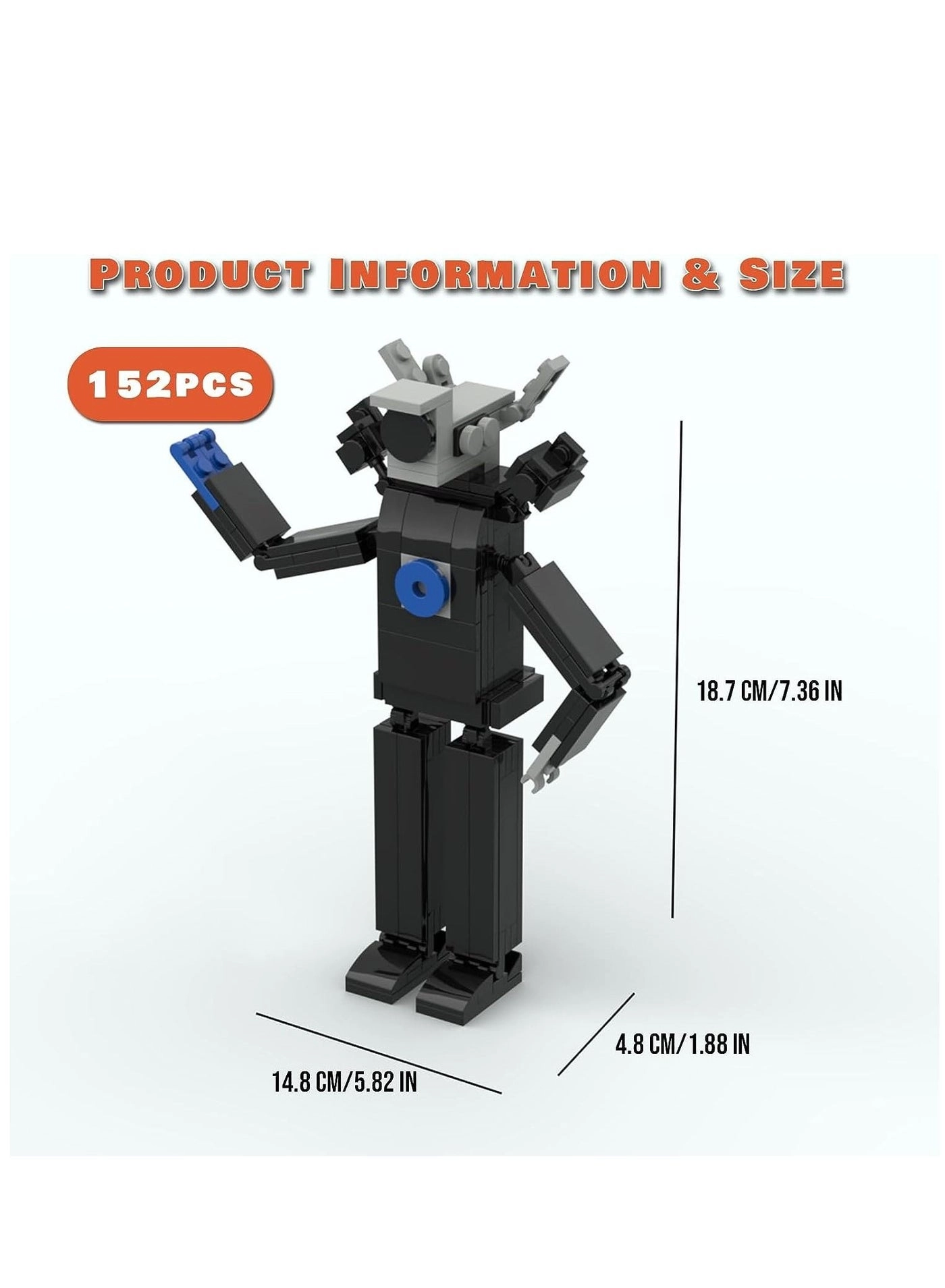 Skibidi Toilet Man - 152pcs