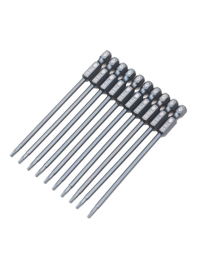 T10 Security Torx Bit Set - 10 100mm(3.93in)