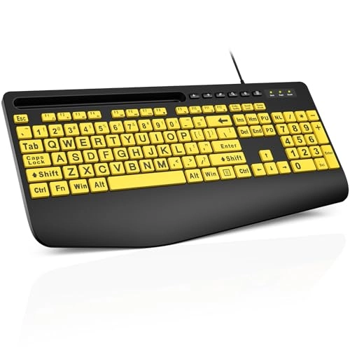 Large Print Backlit Keyboard - Standard Wired