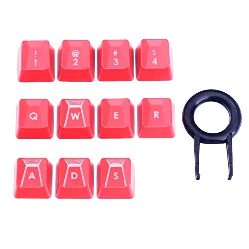 Performance Gaming keycaps - Red 11 keys Romer-G compatible