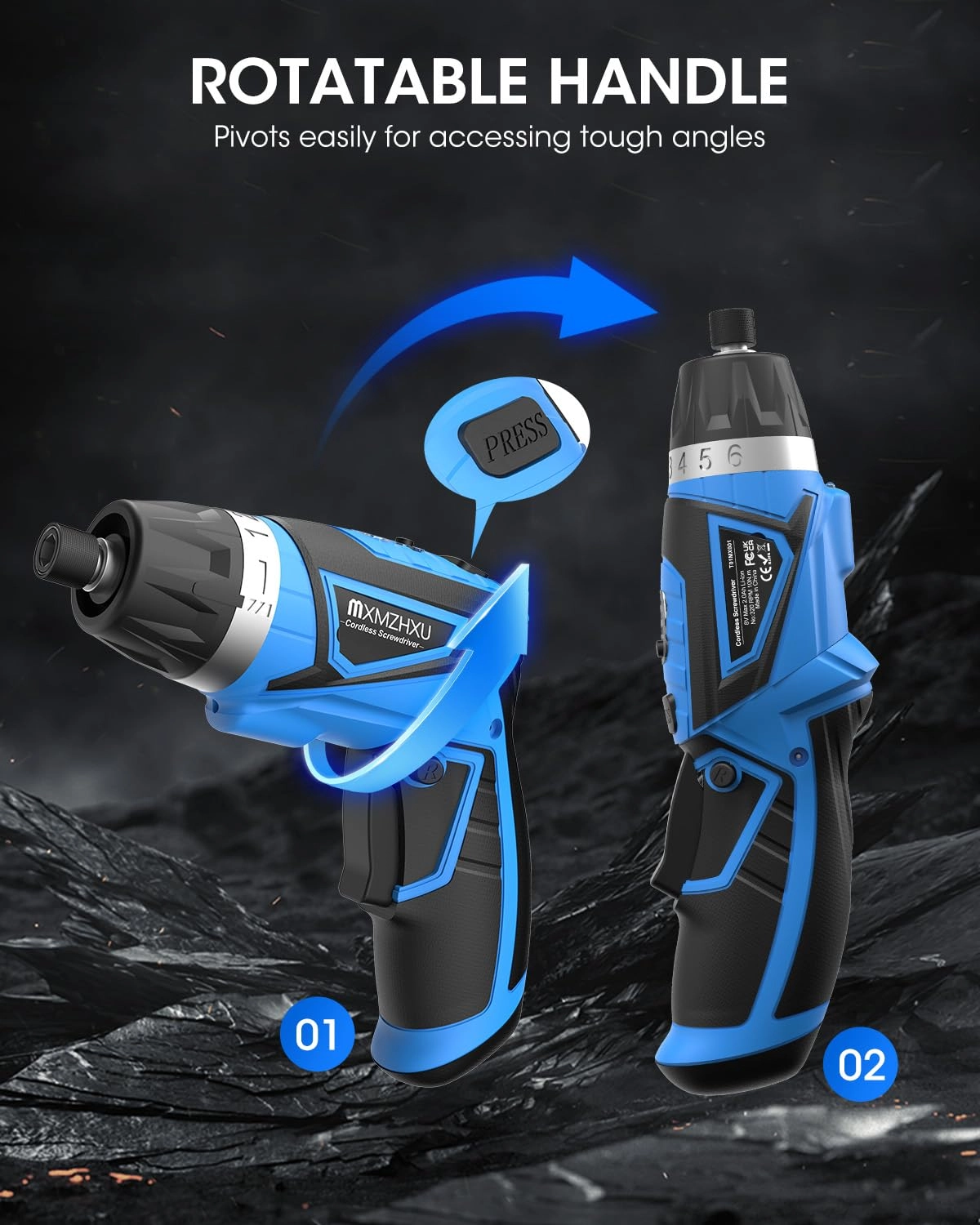 Cordless Screwdriver - 2000mAh