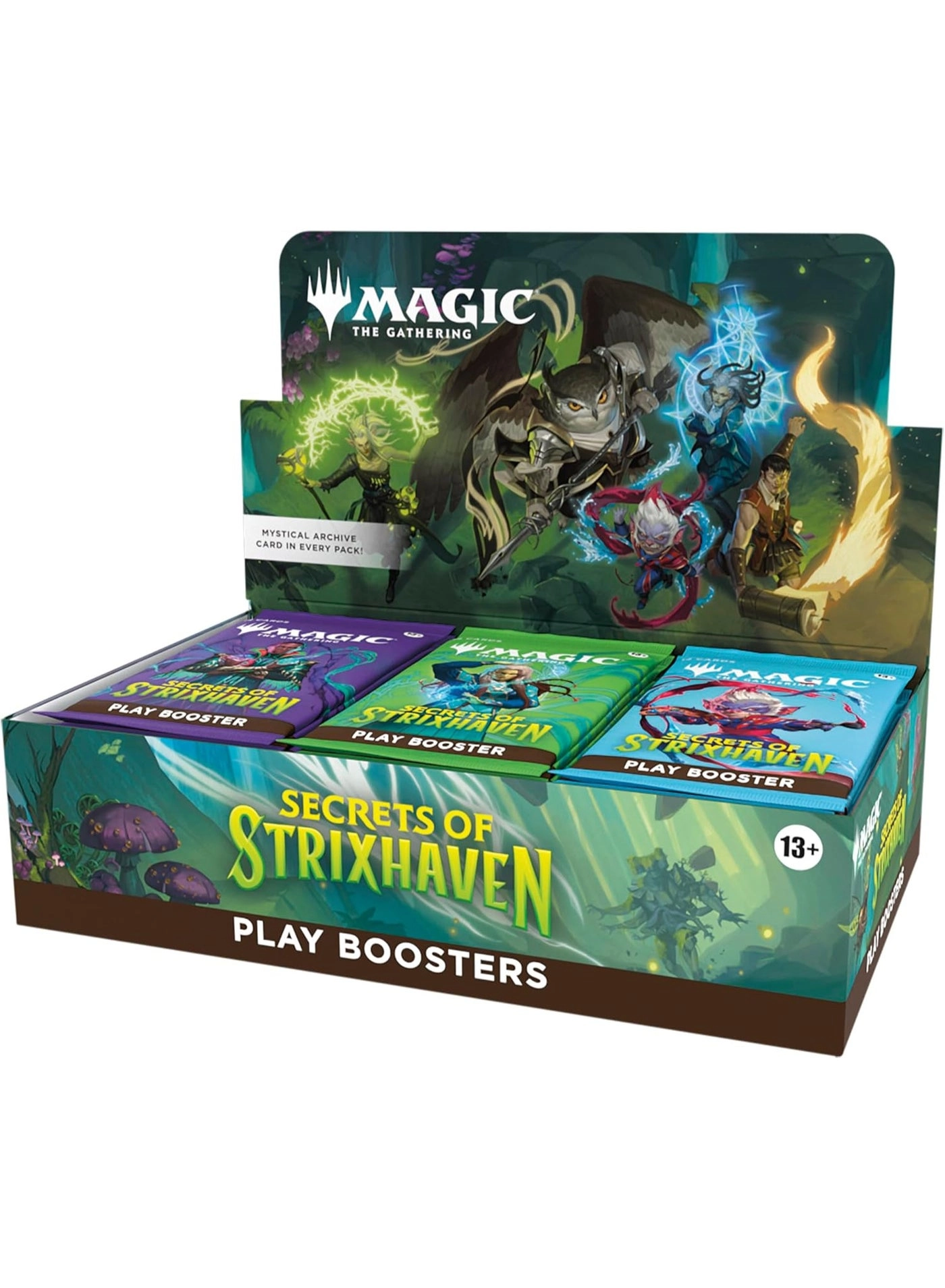 Magic: the Gathering Secrets of Strixhaven Play Booster Box - 30 Play Boosters 14 cards per pack