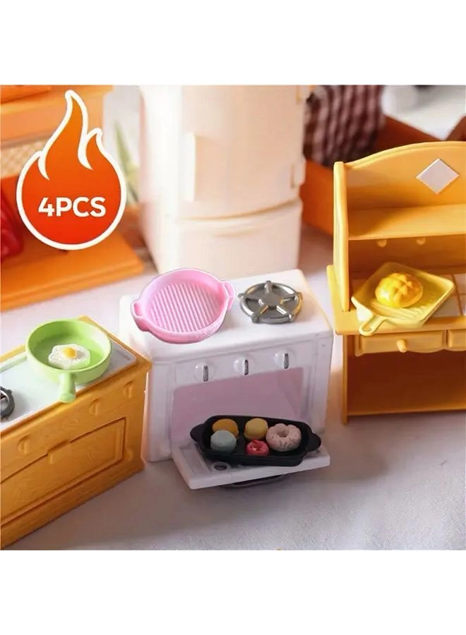 Generic Miniature Plate Frying Pan - 4 pcs Set