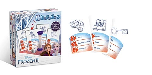 Frozen 2 Charades Card Game - English 3 years and up 1 piece
