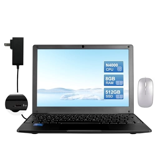 Mini Laptop - 10.1'' Celeron N4000 8GB DDR4 512GB SSD