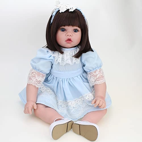 Rebirth Baby Doll - 20 Inch Vinyl Cotton Body Blue Eyes
