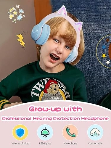 Cat Ear Headphones Wireless Headphone