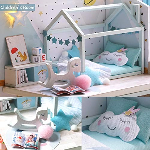 DIY Miniature Dollhouse Kit - Warm Moment 1:24