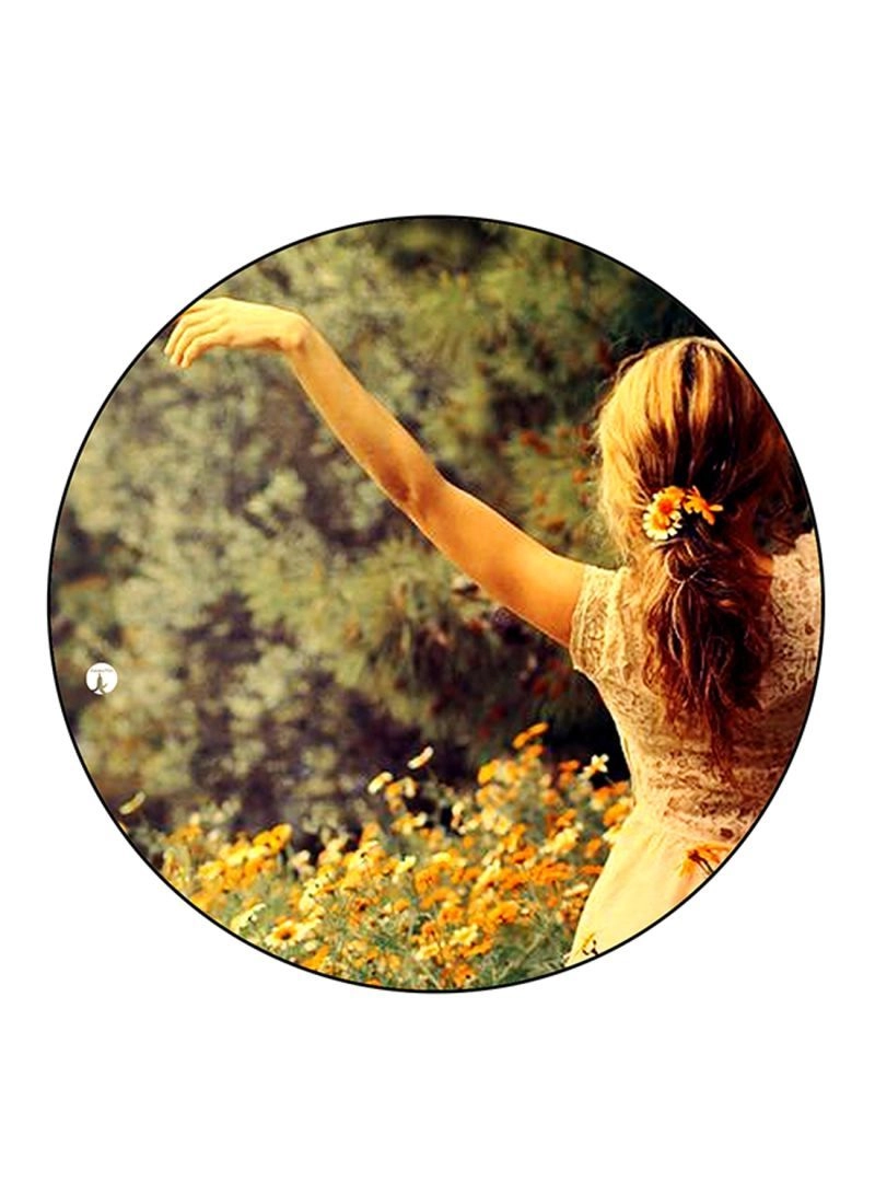 Girl Printed Mouse Pad