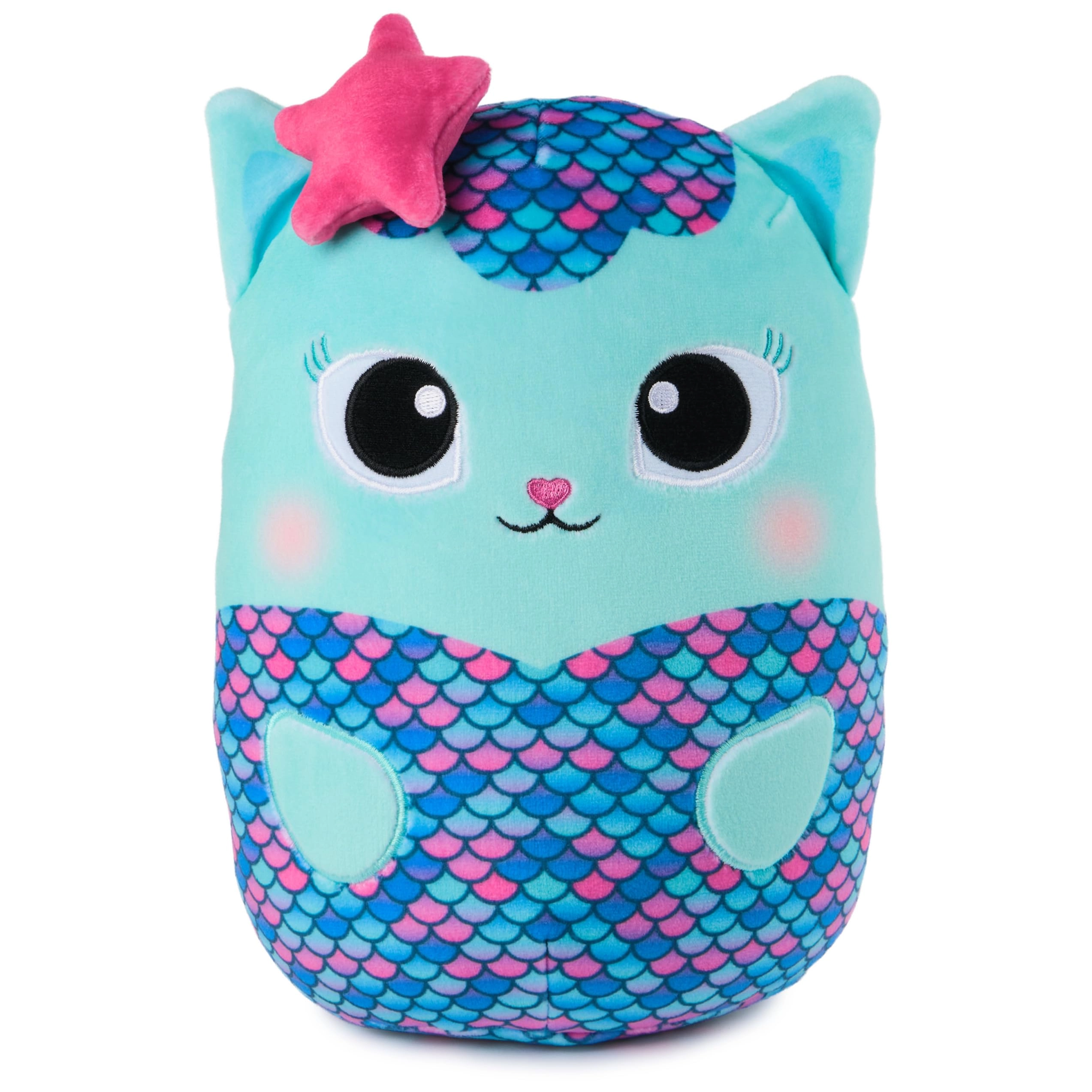 Spin Master Gabby's Dollhouse MerCat - 8" Blue Squishy