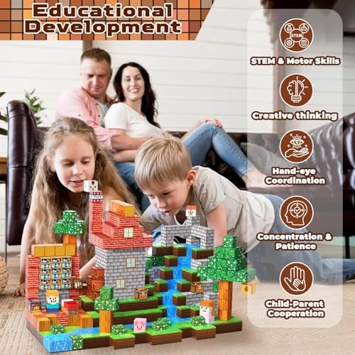 Magnetic Building Blocks - 150 pcs