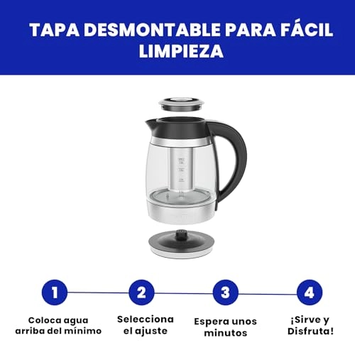 Digital Electric Glass Kettle RJ11-17-TCTI-V2-UK