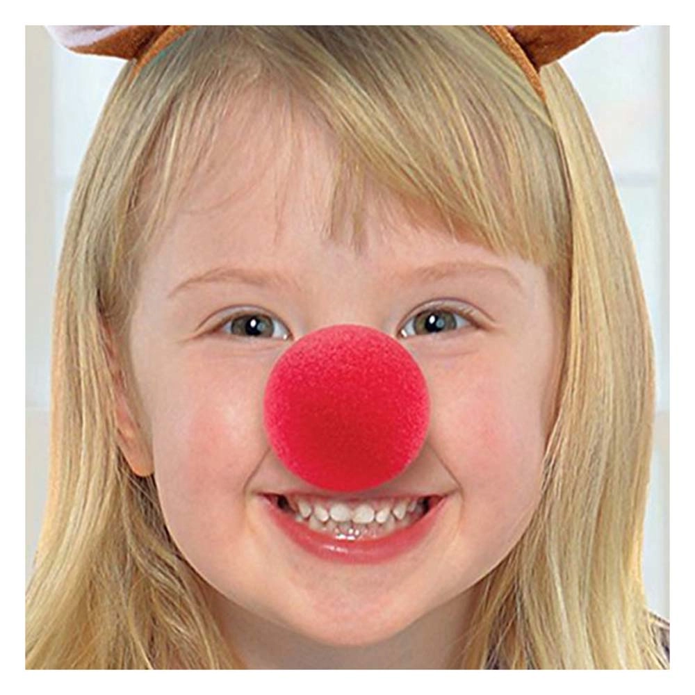 Foam Reindeer Noses - 4pcs Christmas