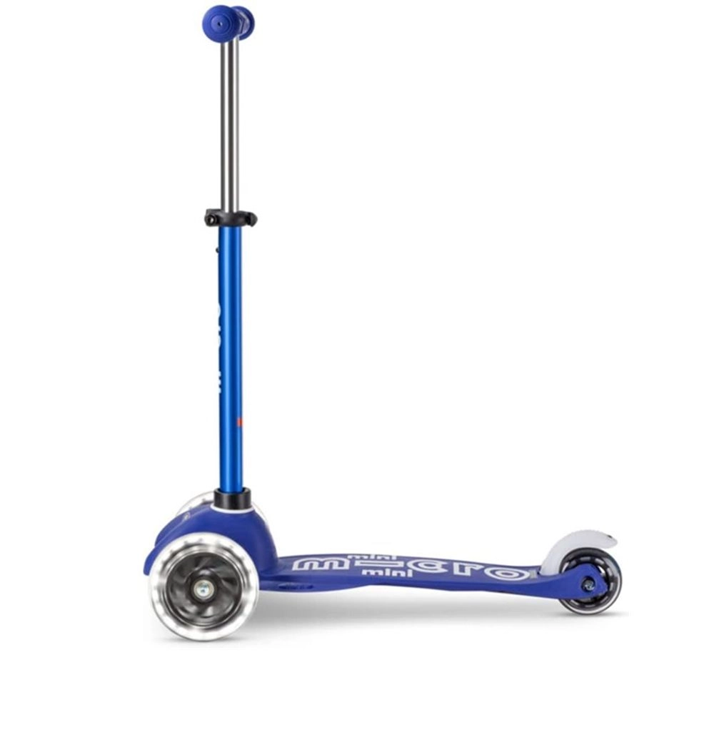 Mini Deluxe 3-Wheel Kick Scooter – 120/85 mm LED