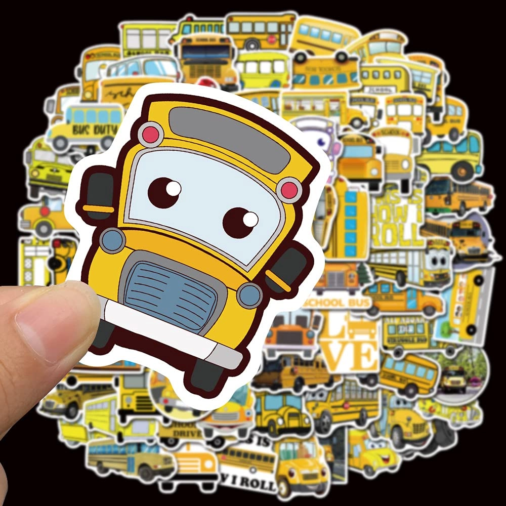 School Bus Sticker Book 100 pcs