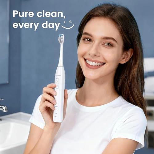 Electric Toothbrush - 5 Modes 3 Intensities Pressure Sensor